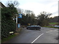 Looking from Church Road onto the B2130