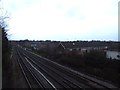 Railway seen from Otterham Quay Lane, Rainham