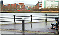 J3473 : Proposed footbridge across the River Lagan, Belfast - January 2014 (1) by Albert Bridge