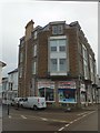 Shops and flats on Western Promenade Road, Penzance