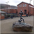 Sculpture in Oxford Street, Mountain Ash