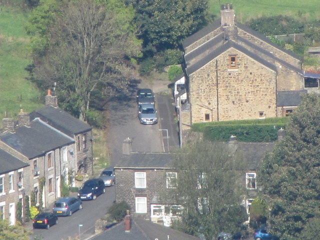 Dinting Lane - taken from the Nab