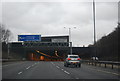 M25 enters Bell Common Tunnel