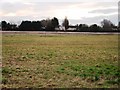 Looking towards Northfield Close over development land from Quercus Road Tetbury