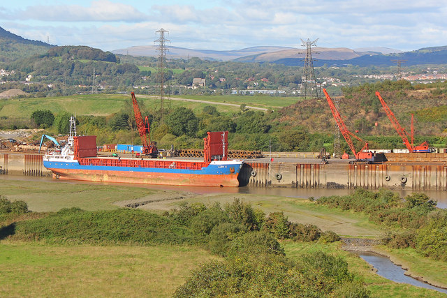Cargo Ship at Briton Ferry