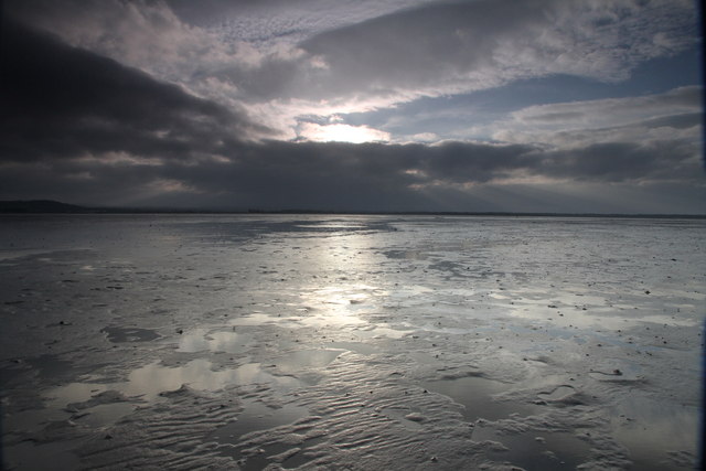 Low Tide and Low Light in Findhorn Bay