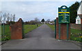 Southern entrance to Vivian Park, Port Talbot