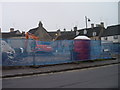 Clearing the old garage site near the junction between The Ferns and London Road Tetbury