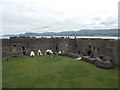 SH6076 : Beaumaris: view over the castle and the Menai Strait by Chris Downer