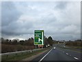 Approaching A30 junction with A395