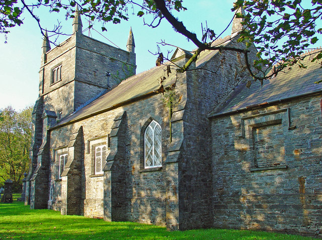 Llanfyrnach Parish Church: view from SE