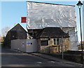 ST8993 : Royal Oak under wraps in Tetbury by Jaggery
