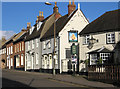 Bedford - The Ship and houses at south end of St Cuthbert