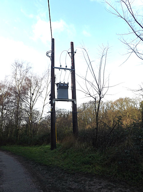 Electricity Pole and Transformer on Broomheath