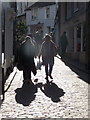 St. Ives: walking up Fore Street