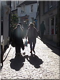 SW5140 : St. Ives: walking up Fore Street by Chris Downer