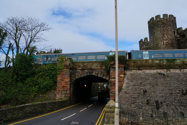 Rail bridge over Llanrwst Road, Conwy