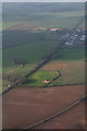 Trainfen Holt, by the disused railway trackbed SW of Alford: aerial 2014