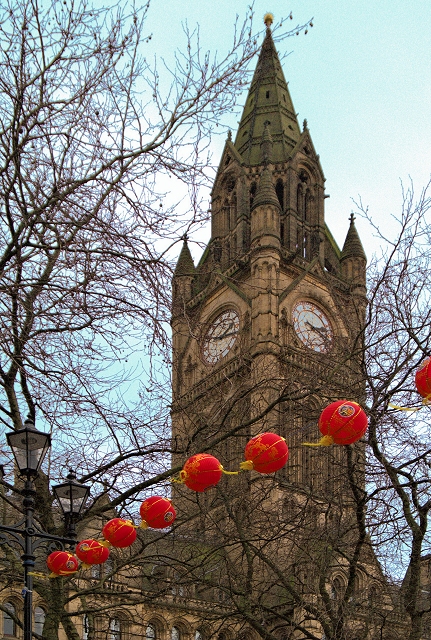 Chinese Lanterns, Manchester Town Hall