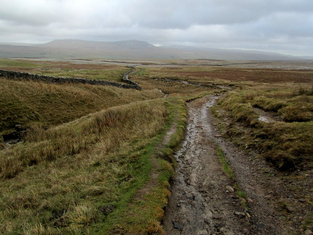 Three Peaks Challenge Path Descending To Chris Heaton Cc By Sa Geograph Britain And