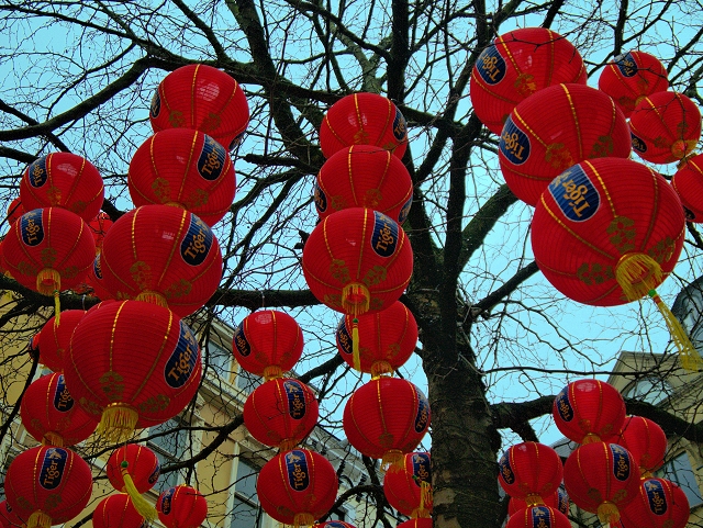 Chinese Lanterns in St Ann's Square