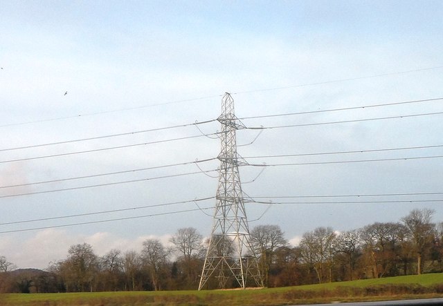Electricity Pylon by the A5