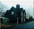 Dark Brick House on the A5