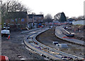 Tram tracks on Meadows Way