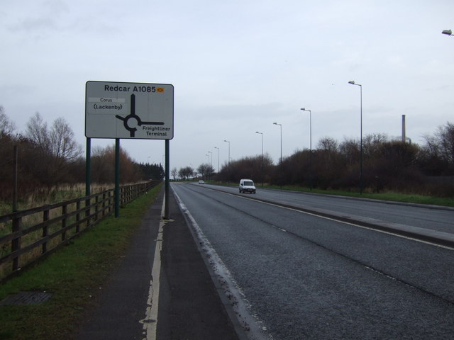 Trunk Road (a1085) © Jthomas :: Geograph Britain And Ireland