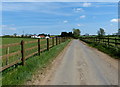 Landyke Lane approaching Deben Farm