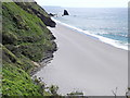 SX3353 : Downderry Naturist Beach by kyloe