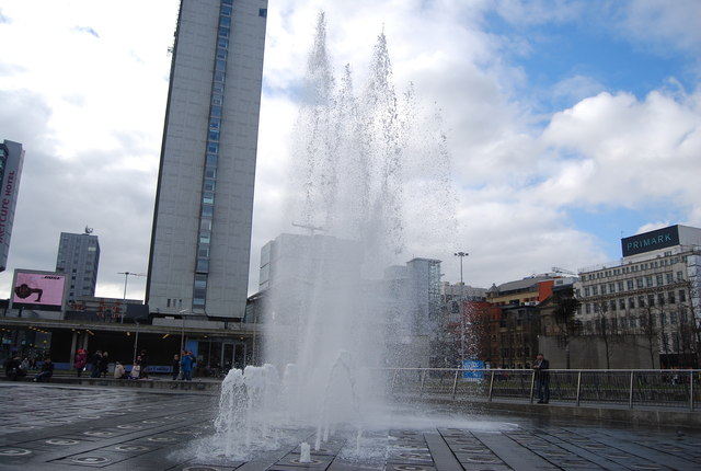 Fountain, Piccadilly Gardens