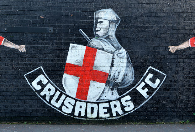 Crusaders mural, Belfast (2)