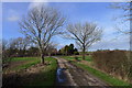 Blue Stocking Lane approaching the Retford Road (A620)