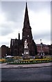 The statue of Robert Burns in front of Greyfriars Kirk