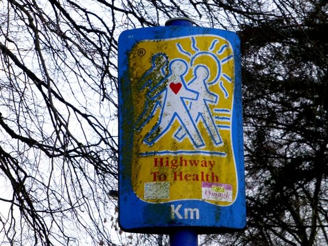 Highway To Health Sign Omagh © Kenneth Allen Cc By Sa20 Geograph