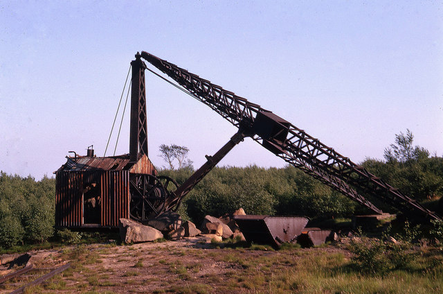 Old Steam cranes, Stanton Moor