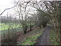 Footpath beside the golf course at Thorne