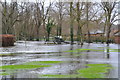 Flooding in Romsey War Memorial Park