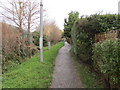 Footpath adjacent to Steyning Primary School