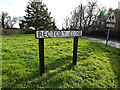 Rectory Close sign