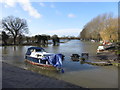 A swollen River Thames at Lechlade