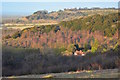 View towards Pyrton Hill from Watlington Hill, Oxfordshire