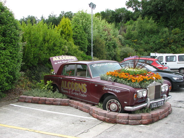 Rolls Royce flower bed Letterkenny