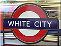 White City: station sign