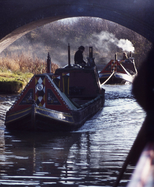Narrow boat & butty, Grand Union Canal