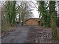 Access road to Bisley pavilion