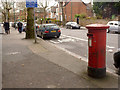 Pillar box on Derby Road near Barrack Lane, ref NG7 4