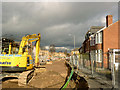 Tracklaying progress on Middle Street