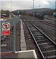 Towards Pontlottyn from Rhymney railway station